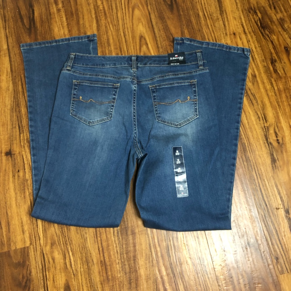 St. John’s Bay | Medium Wash Boot Cut Denim NWT